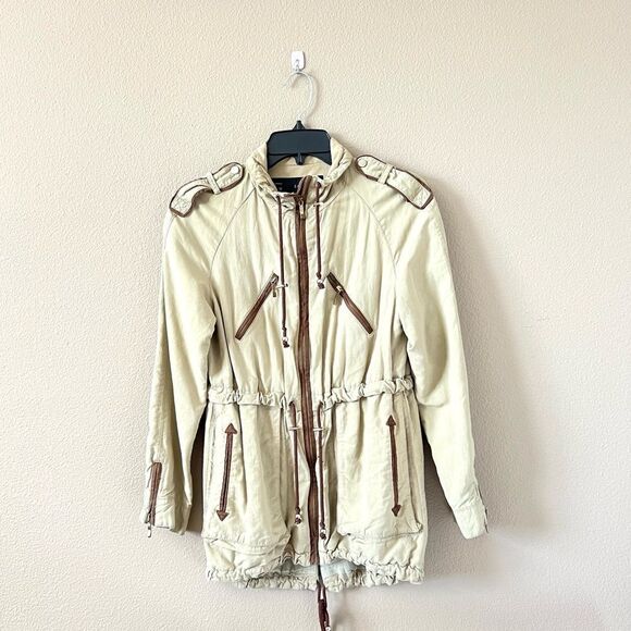 Zara Khaki Soft Utility Jacket - Picture 1 of 7